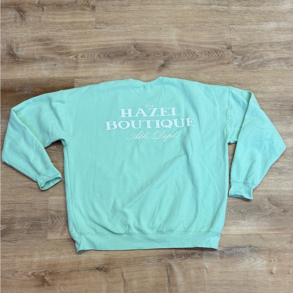 Hazel Mint Green Sweatshirt - Picture 2 of 6